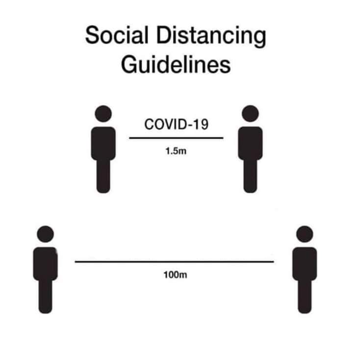 High Quality social distancing guidelines Blank Meme Template