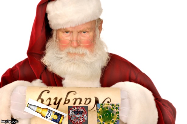 Naughty list | image tagged in santa naughty list | made w/ Imgflip meme maker