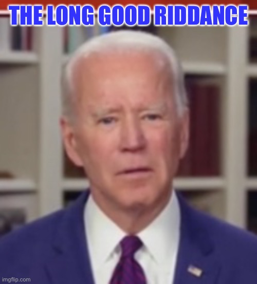 Goodbye Joe | THE LONG GOOD RIDDANCE | image tagged in goodbye joe | made w/ Imgflip meme maker