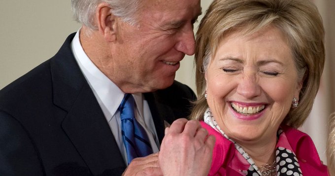 Biden Hillary Blank Meme Template