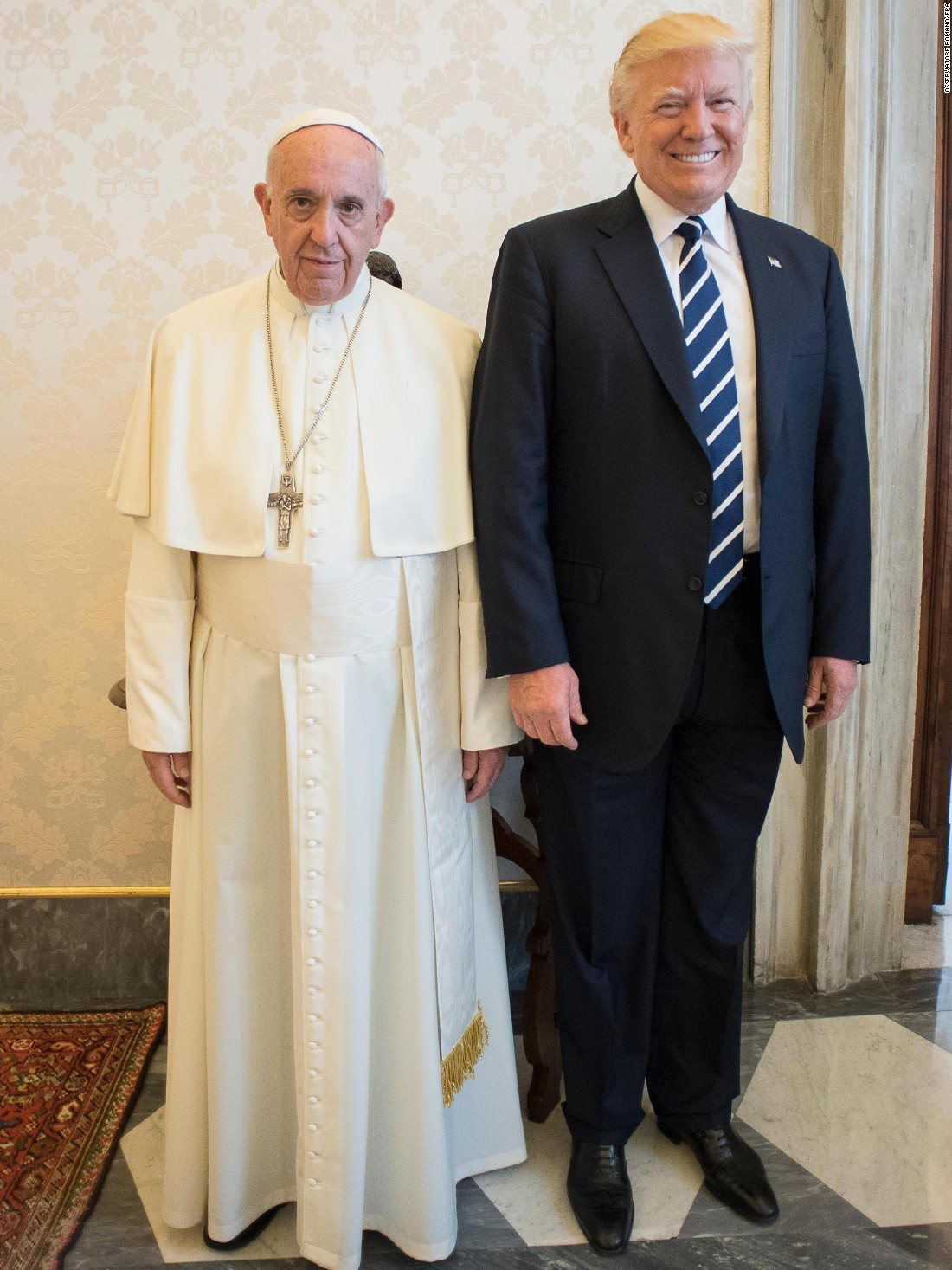 Pope Francis and some guy Blank Template Imgflip