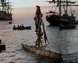 Jack Sparrow Sinking Ship Blank Meme Template