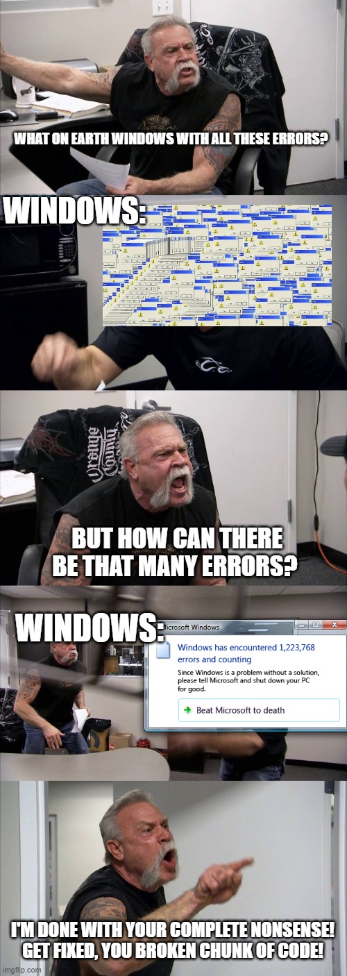 Windows XP errors Imgflip