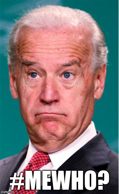 Joe Biden | #MEWHO? | image tagged in joe biden,ConservativeMemes | made w/ Imgflip meme maker