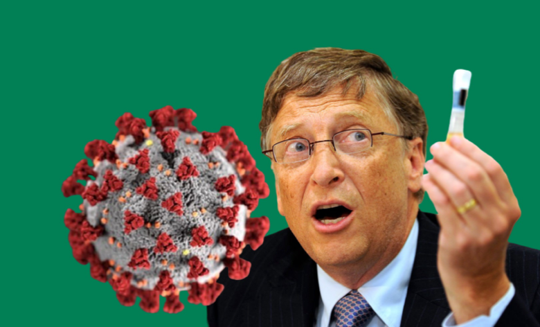 Bill Gates and vaccine Blank Meme Template