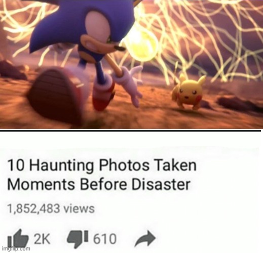 This part in world of light was so sad.... | image tagged in ten pictures taken moments before disaster,super smash bros,sonic the hedgehog,pikachu | made w/ Imgflip meme maker