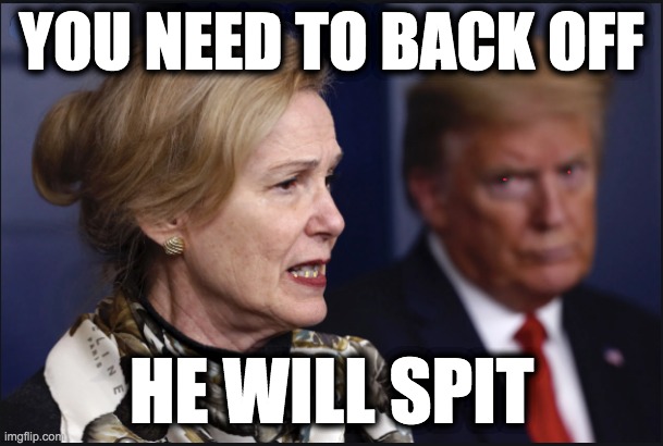 YOU NEED TO BACK OFF; HE WILL SPIT | image tagged in memes,gop,trump,republicans | made w/ Imgflip meme maker