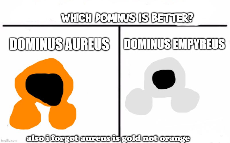 Which Dominus Is Better Imgflip