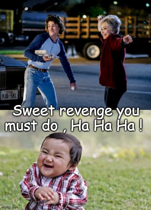 Sweet revenge you must do , Ha Ha Ha ! | image tagged in young sheldon,sheldon cooper,funny | made w/ Imgflip meme maker