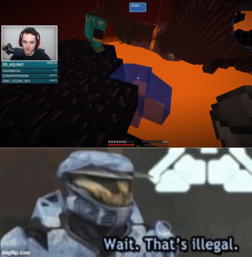 Jardon's Cursed Minecraft | image tagged in wait that's illegal,PhoenixSC | made w/ Imgflip meme maker