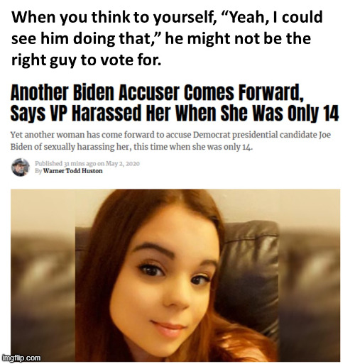 When you ask yourself | image tagged in biden,sexual harassment,accuser | made w/ Imgflip meme maker