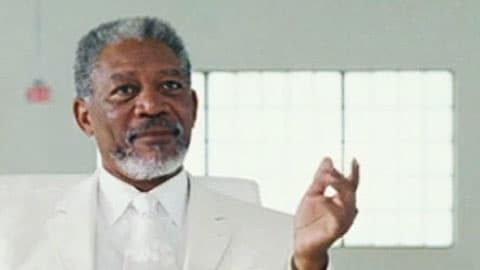 High Quality Morgan Freeman Speaking As Last Words Graciousness Blank Meme Template