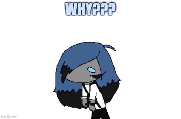 Sister saying 'Why???' | WHY??? | image tagged in sad sister | made w/ Imgflip meme maker