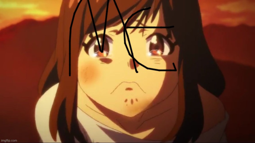 Sad anime face 1 | image tagged in sad anime face 1 | made w/ Imgflip meme maker