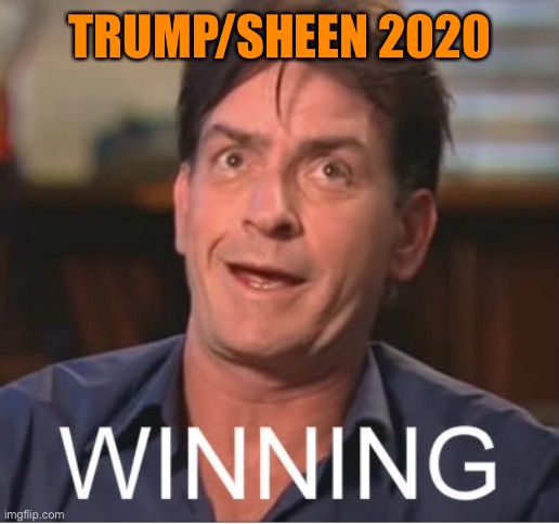 TRUMP/SHEEN 2020 | made w/ Imgflip meme maker