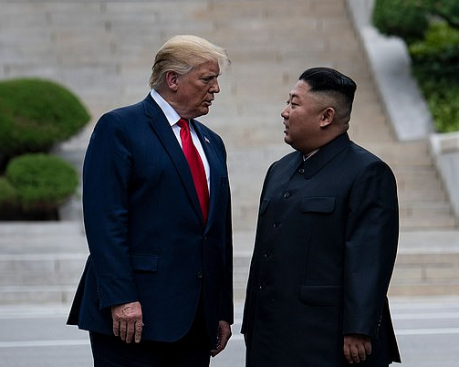 High Quality Trump and Kim Blank Meme Template