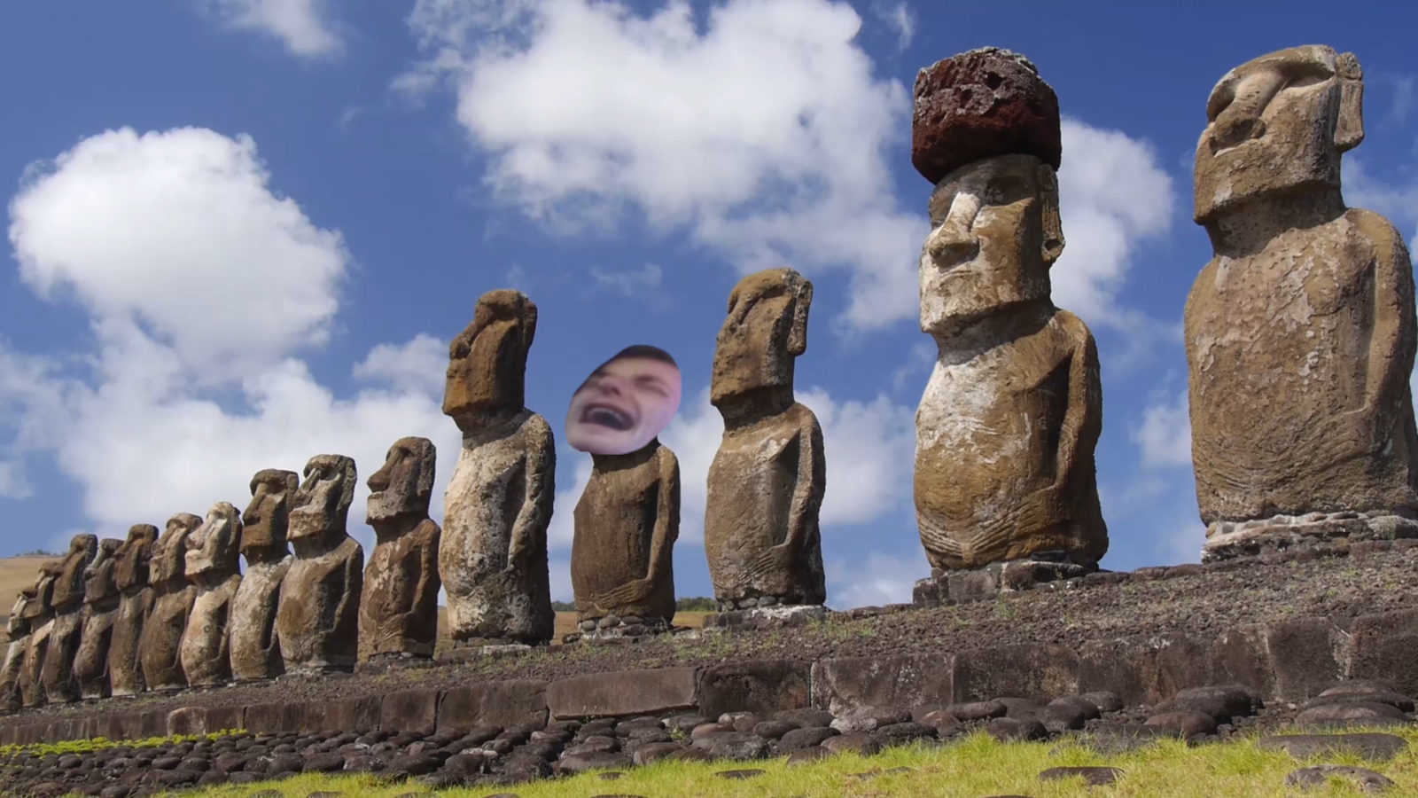 Moai be like - Imgflip