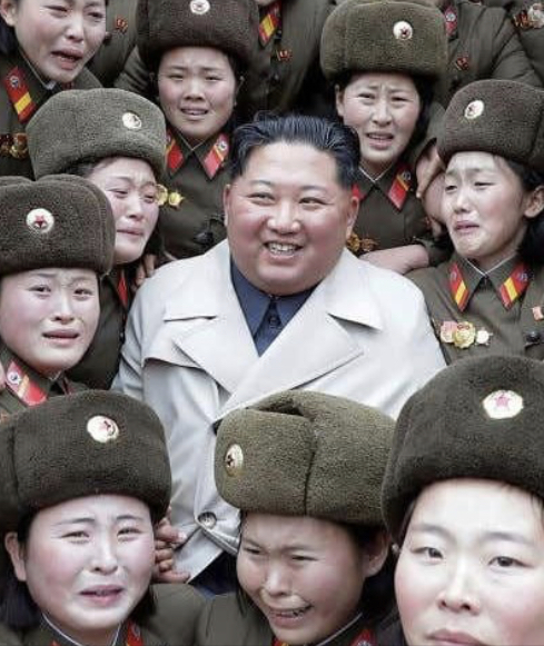 Kim Jong Un Rips Ass Blank Meme Template