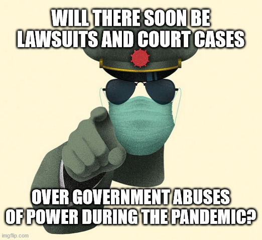 Abuses of Power | WILL THERE SOON BE LAWSUITS AND COURT CASES; OVER GOVERNMENT ABUSES OF POWER DURING THE PANDEMIC? | image tagged in pandemic | made w/ Imgflip meme maker