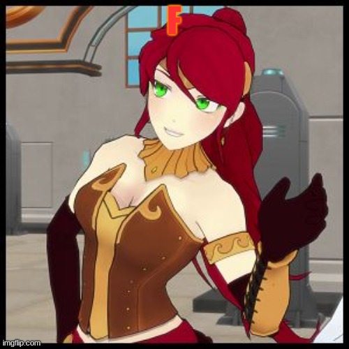 RWBY-Pyrrha waves | F | image tagged in rwby-pyrrha waves | made w/ Imgflip meme maker