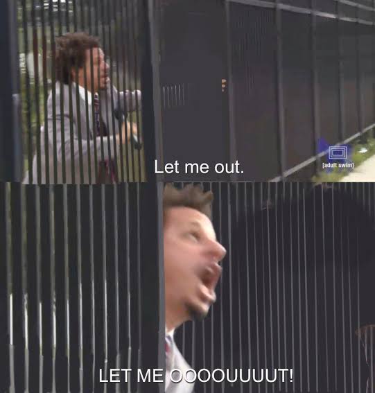 High Quality Let me out Blank Meme Template