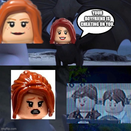 Tony cheating on pepper with her sister Becky | YOUR BOYFRIEND IS CHEATING ON YOU. | image tagged in httyd thumbs up | made w/ Imgflip meme maker