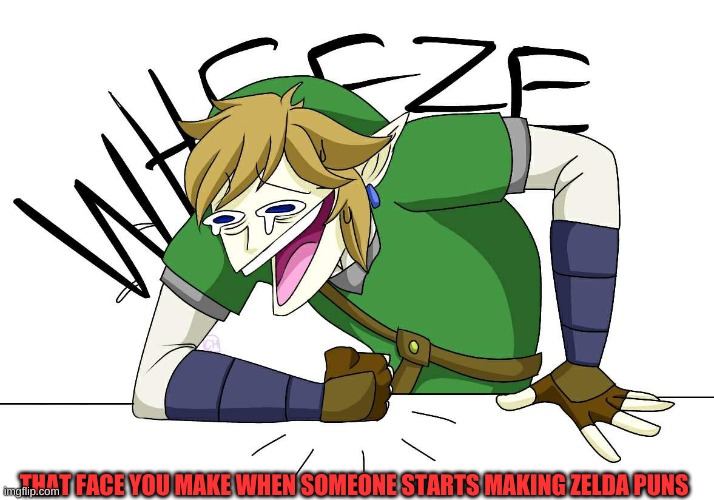 THAT FACE YOU MAKE WHEN SOMEONE STARTS MAKING ZELDA PUNS | made w/ Imgflip meme maker