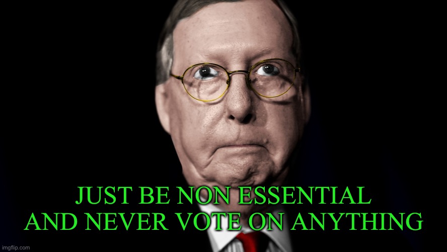 JUST BE NON ESSENTIAL AND NEVER VOTE ON ANYTHING | made w/ Imgflip meme maker