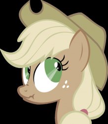 Lying Applejack Meme Template