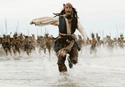 Jack Sparrow - Running Meme Template