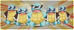 Squirtle Squad Meme Template