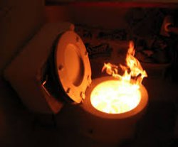 toilet fire Meme Template