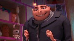 Giddy Gru Meme Template