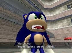 Sonic derp 1 Meme Template