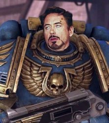 Robert Downey Face Warhammer 40k Meme Template