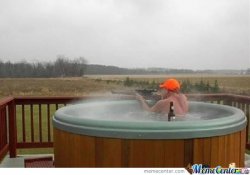 Hot tub hunting Meme Template