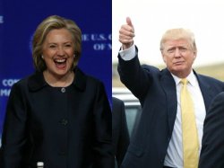 Trump and Hillary Meme Template