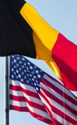 Belgium American flag Meme Template