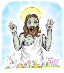Zombie Jesus Meme Template