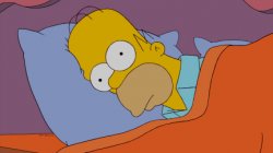 Homer Can't Sleep Meme Template