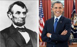 Lincoln and Obama Meme Template