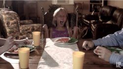 Child Tantrum Dinner Table Meme Template