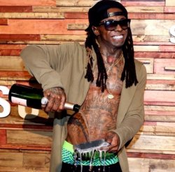 Lil Wayne don't text back Meme Template