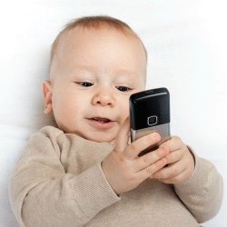 Texting Baby Meme Template