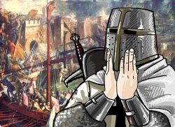 crusader Meme Template