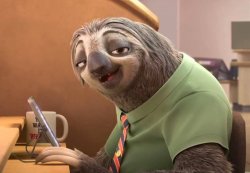 zootopia sloth Meme Template