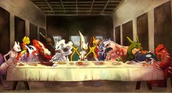 The Last Supper Pokemon Edition Meme Template