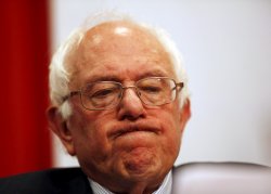 Bernie Sanders pouting Meme Template