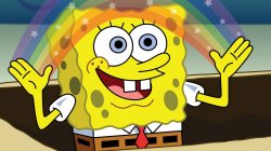 Spongebob Rainbow Meme Template