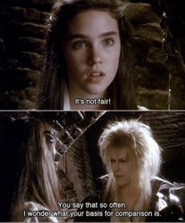 It's not fair, labyrinth Meme Template